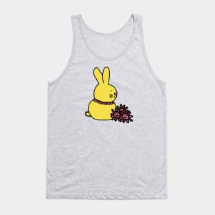 Illuminating Easter Bunny with Flowers Tank Top